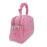 Bolso de Mano Polipiel Rosa y Apricot | Diseño y Elegancia