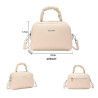 Bolso de Mano Polipiel Rosa y Apricot | Diseño y Elegancia
