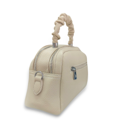 Bolso de Mano Polipiel Rosa y Apricot | Diseño y Elegancia