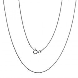 Cadena 45cm Cola de Topo en Plata de Ley 925mls