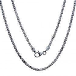 Cadena 45cm Coreana en Plata de Ley 925mls