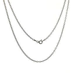 Cadena 45cm Forzada en Plata de Ley 925mls