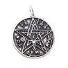 Colgante Medalla Tetragramatón en Plata de Ley 925mls