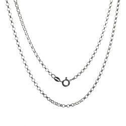 Cadena 45cm Rolo en Plata de Ley 925mls