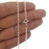 Cadena 45cm Rolo en Plata de Ley 925mls