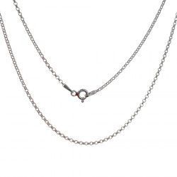 Cadena 40cm Rolo en Plata de Ley 925mls