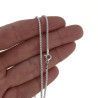 Cadena 45cm Coreana en Plata de Ley 925mls