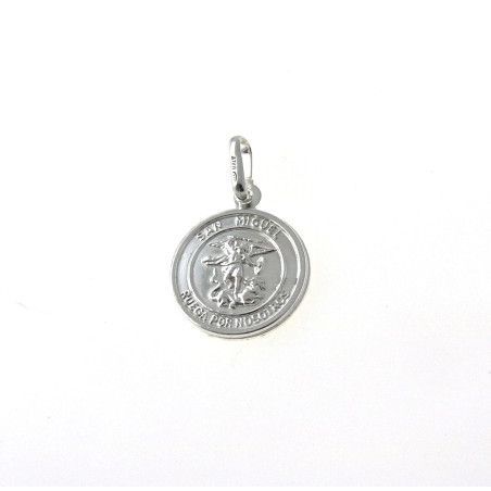 Colgante de San Miguel en Plata de Ley 925mls