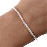 Pulsera Cola de Topo en Plata de Ley 925