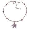 Pulsera de Bolas con Estrella  de Mar en Plata de Ley 925mls