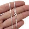 Cadena 40cm Veneciana Cuadrada en Plata de Ley 925mls