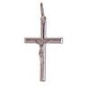 Colgante Cruz con Cristo en Plata de Ley 925mls