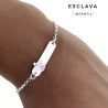 Esclava Infantil de Ángel en Plata de Ley 925mls