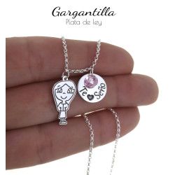 Gargantilla para Seño Muñeca en Plata de Ley 925mls