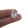 Colgante Medalla de Santa Elena en Plata de Ley 925mls