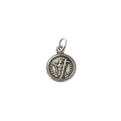 Colgante Medalla de Santa Elena en Plata de Ley 925mls
