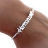 Pulsera de Hermanas con Corazón en Plata de Ley 925mls