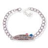 Pulsera de Amigas con Mensaje en Plata de Ley 925mls