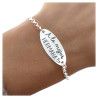 Pulsera de Hermana con Mensaje en Plata de Ley 925mls