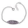 Pulsera de Hermana con Mensaje en Plata de Ley 925mls