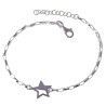 Pulsera de Estrella M/Calada en Plata de Ley 925mls