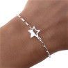 Pulsera de Estrella M/Calada en Plata de Ley 925mls
