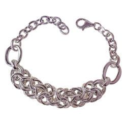 Pulsera Asas Entrelazadas en Plata de Ley 925mls