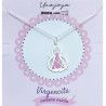 Gargantilla de la Virgen de la Cabeza Esmaltada en Plata de Ley 925mls