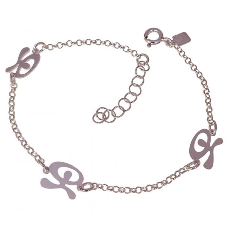 Pulsera Indalo Bailón Triple en Plata de Ley 925mls