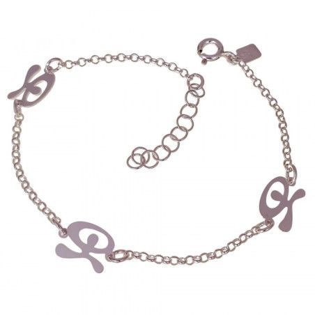 Pulsera Indalo Bailón Triple en Plata de Ley 925mls