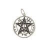 Colgante Medalla Tetragramatón en Plata de Ley 925mls