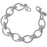 Pulsera Asas Huecas Entrelazadas en Plata de Ley 925mls