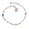Pulsera Infantil de Estrellas en Plata de Ley 925mls