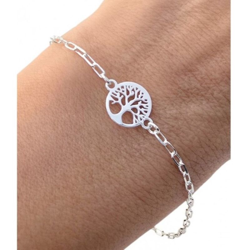 Pulsera Árbol de la Vida en Plata de Ley 925mls