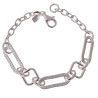 Pulsera Marinera con Asas Entrelazadas Talladas en Plata de Ley 925mls