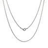 Cadena 50cm Forzada en Plata de Ley 925mls