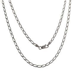 Cadena 60cm Bilbao en Plata de Ley 925mls