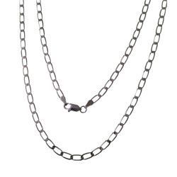 Cadena 60cm Bilbao en Plata de Ley 925mls
