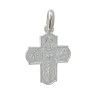 Colgante de Cruz de Las Cuatro Vías en Plata de Ley 925mls