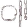 Pulsera Papá Te Queremos en Plata de Ley 925mls