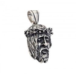 Colgante Rostro de Cristo en Plata de Ley 925mls