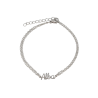 Pulsera con nombre de Adela en Acero Hipoalergénico 316l