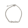 Pulsera con nombre de Alejandra en Acero Hipoalergénico 316l