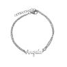 Pulsera con nombre de Alejandra en Acero Hipoalergénico 316l