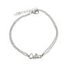 Pulsera con nombre de Alejandra en Acero Hipoalergénico 316l