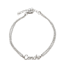 Pulsera con nombre de Alejandra en Acero Hipoalergénico 316l