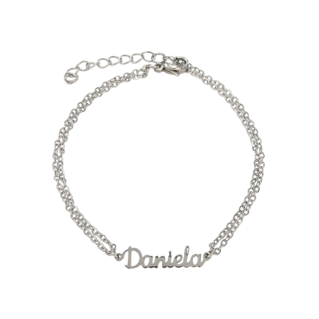 Pulsera con nombre de Alejandra en Acero Hipoalergénico 316l
