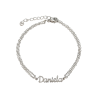 Pulsera con nombre de Alejandra en Acero Hipoalergénico 316l