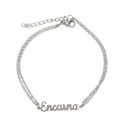 Pulsera con nombre de Alejandra en Acero Hipoalergénico 316l