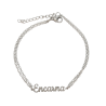 Pulsera con nombre de Alejandra en Acero Hipoalergénico 316l